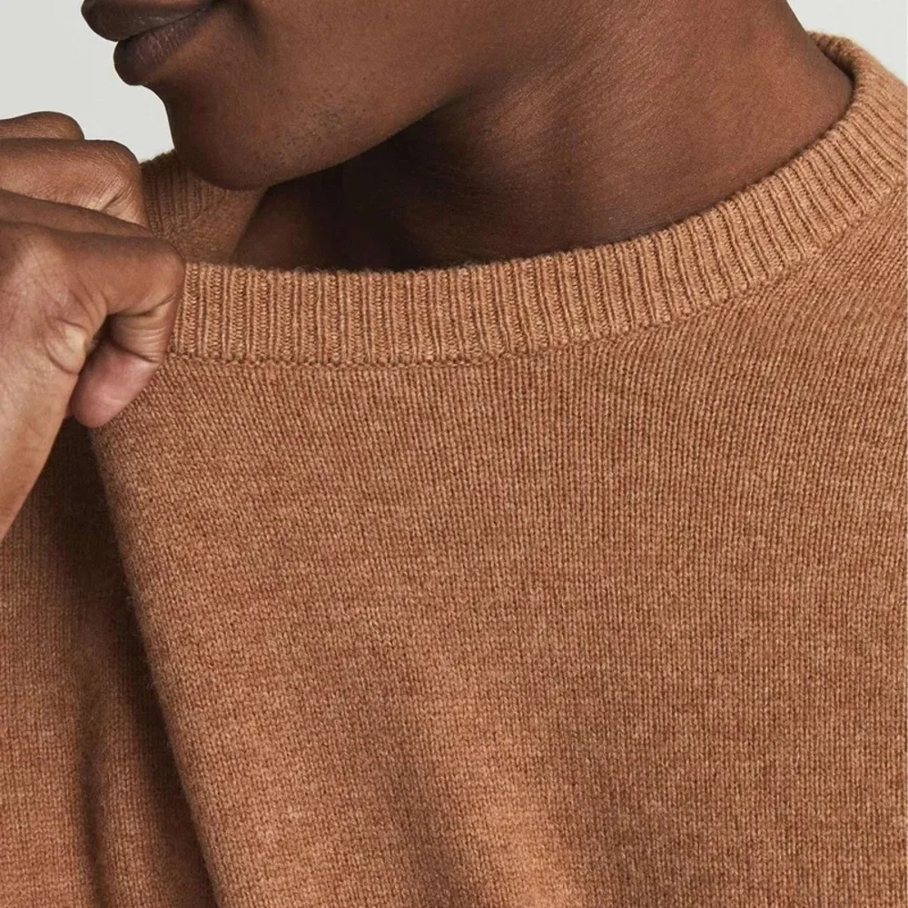 REISS Merino Wool Crewneck Sweater